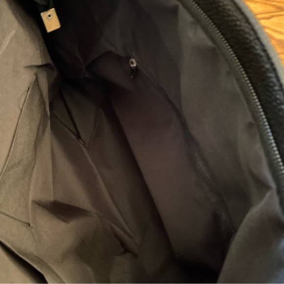 NWOT Faux Leather Letter Tote/Crossbody - Picture 11 of 12